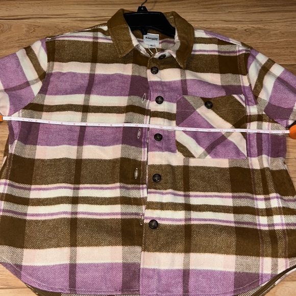 Kensie jeans button up sweater jacket size medium. - Picture 4 of 5